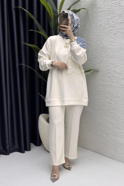 Rose İkili Takım Tesettür Giyim