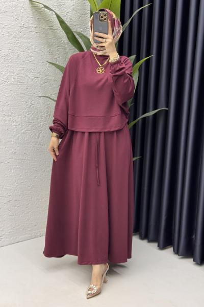 Sezin Etekli Takım Tesettür Giyim