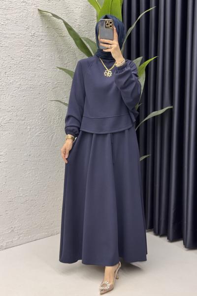 Sezin Etekli Takım Tesettür Giyim