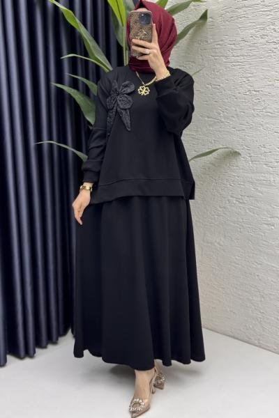 Simla Etekli Takım Tesettür Giyim