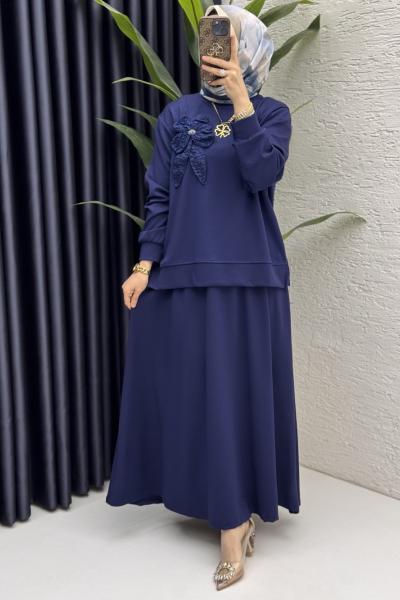 Simla Etekli Takım Tesettür Giyim