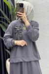Simla Etekli Takım Tesettür Giyim