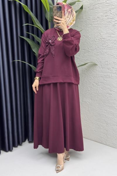 Simla Etekli Takım Tesettür Giyim