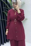 Zennup Pantalonlu Takım Tesettür Giyim
