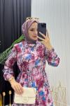 Açelya Elbise Pembe Pembe