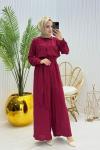 Alya Tesettür Tulum Bordo Bordo