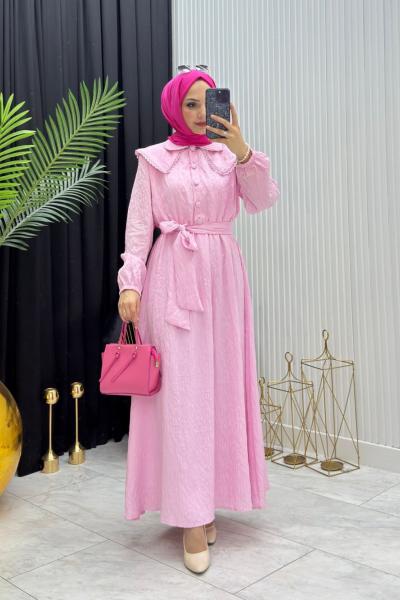 Asel Elbise Pembe Pembe