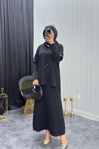 Aya Takım Siyah Siyah