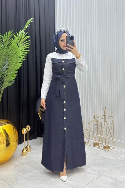 Best Elbise Lacivert Lacivert