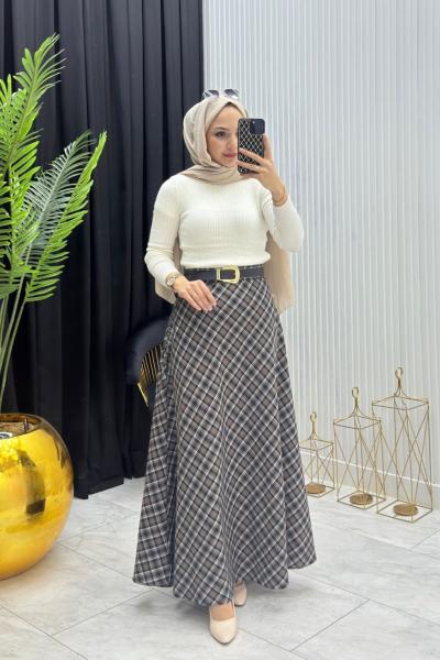 Büyük Beden Takım Kahve Kahverengi