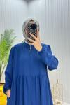 Ceren Tesettür Ferace İndigo İndigo