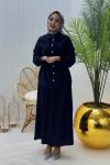 Cevher Tesettür Takım Lacivert Lacivert