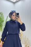 Eylül Tesettür Takım Lacivert  Lacivert