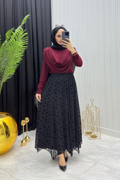 Flog Etek Siyah Siyah