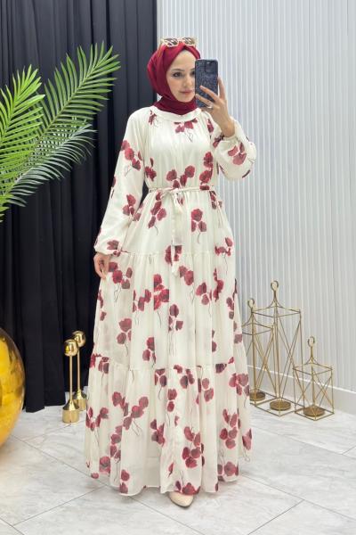 Gelincik Elbise Turuncu Turuncu