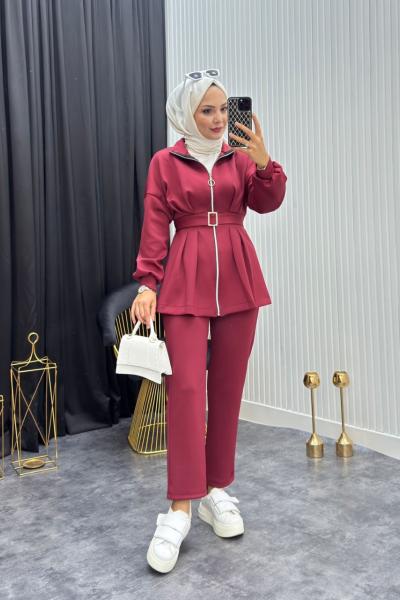 Gizem Takım Bordo Bordo