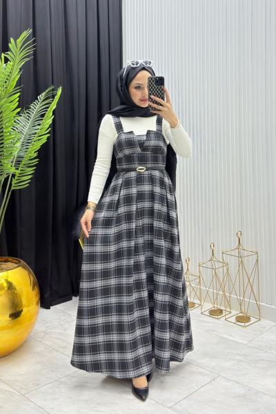 Gökçe Jile Takım Siyah Siyah