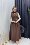 İsabel Elbise Takım Kahverengi  Kahverengi