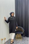 Jasmin Tunik Siyah  Siyah
