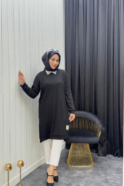 Jasmin Tunik Siyah  Siyah