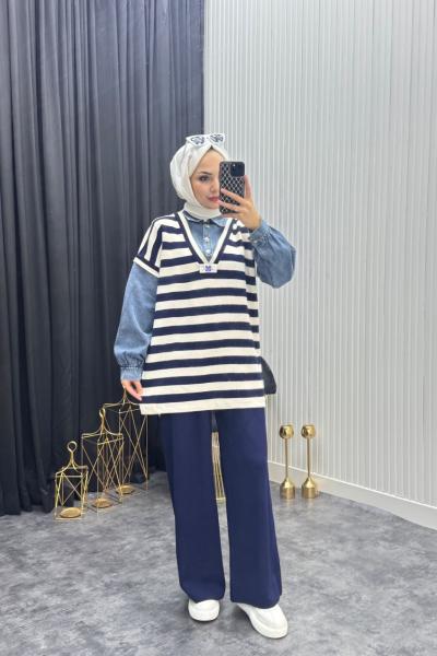 Kotlu Takım Lacivert Lacivert