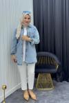 Love Kot Ceket Mavi