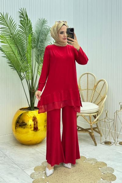 Maya Takım Kırmızı Kırmızı