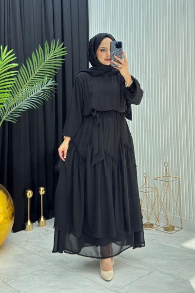 Maylen Elbise Siyah Siyah