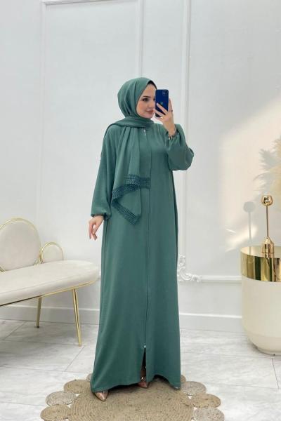 Namaz Elbisesi Mint Yeşili Mint Yeşili