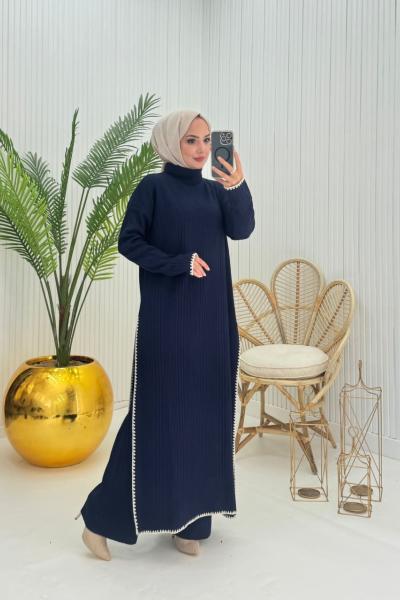 Name Tesettür Takım Lacivert Lacivert