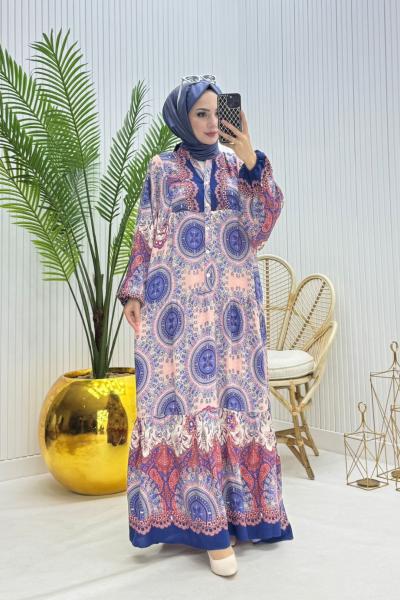 Nar Elbise Lacivert Lacivert