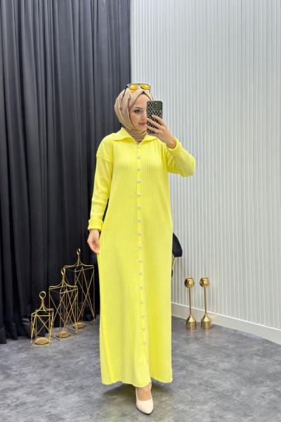 Nare Elbise Sarı Sarı