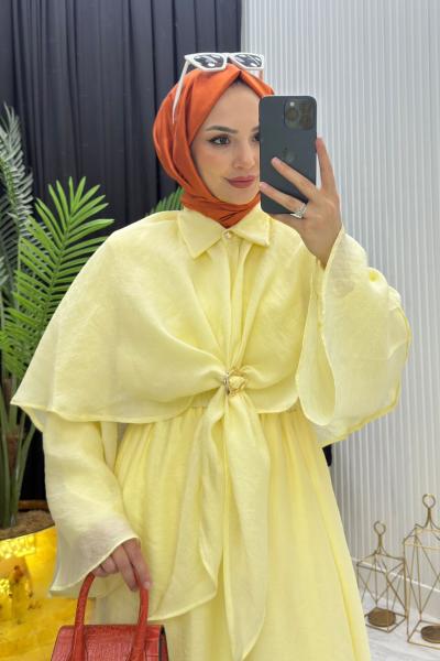 NİLDA İKİLİ TAKIM SARI Sarı