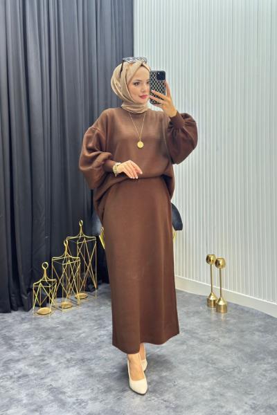 Nora Takım Kahverengi  Kahverengi