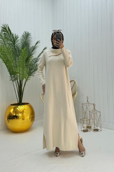 Olla Tesettür Elbise Taş Taş