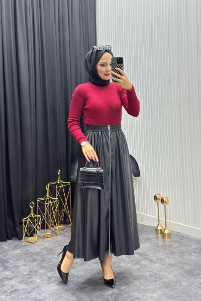 Sevcan Etek Siyah Siyah