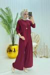 Sindrella Tesettür Takım Bordo Bordo