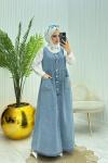 Yüsra Tesettür Jile Mavi Mavi