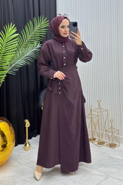 Zarafet Elbise Bordo Bordo