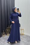 Zarif Elbise Lacivert Lacivert