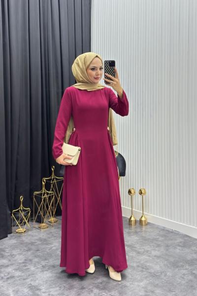 Zarif Elbise Bordo Bordo